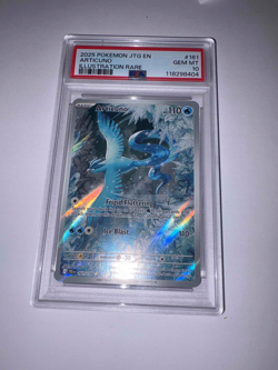2025 POKEMON JTG EN-JOURNEY TOGETHER ILLUSTRATION RARE #161 ARTICUNO PSA 10 - Image 1