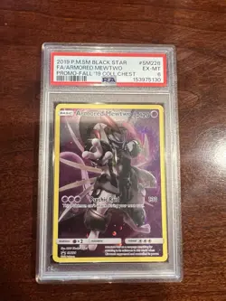 Pokemon TCG Armored Mewtwo SM228 PSA 6 - Image 1