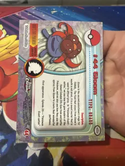 *ACTUALLY TOPPS CHROME HOLO* Pokemon 2000 Gloom TV Animation Series #44 - Image 2