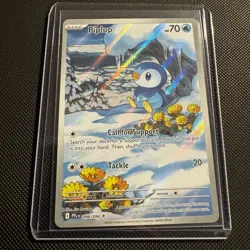 Piplup 098/094 Illustration Rare Phantasmal Flames Pokemon NM - Image 1