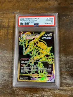 POKEMON 2022 Silver Tempest Full Art RAYQUAZA Vmax #TG29 PSA 10 Gem Mint RARE 2 - Image 1