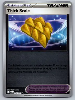 THICK SCALE 211/217 REVERSE HOLO UC POKEMON ASCENDED HEROES NM/M - Image 1