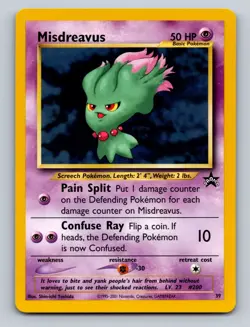 Pokemon TCG Misdreavus Promo WoTC Promo 39/53 - Image 1
