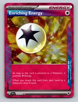 Enriching Energy 191/191 ACE SPEC Rare Surging Sparks Pokemon Near Mint - Image 1