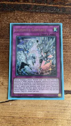 YuGiOh! Favorite Contact POTE-EN069 Ultra Rare 1st Ed - Image 1