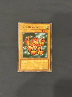 2002 YU-GI-Oh! Metal Raiders Baby Dragon MRD-061 Unlimited Edition - LP/NM - Image 1
