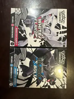 Pokemon TCG Black Bolt And White Flare Booster Bundles - New And Sealed - Image 1