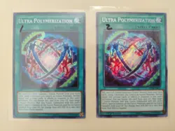 2x Ultra Polymerization MP18-EN014 Secret Rare 1st Edition LP - Image 1