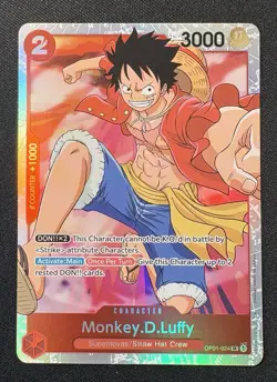 Monkey.D.Luffy OP01-024 - One Piece TCG - SR Super Rare English - Image 1