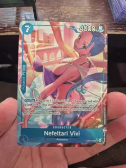 One Piece TCG English EB04-025 Nefeltari Vivi Alt Art Parallel - Image 3