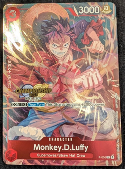 One piece Monkey.D.Luffy CS 2023 Pack Near Mint - Image 1