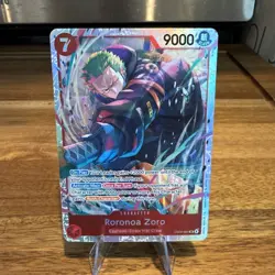 One Piece OP15 Roronoa Zoro EB04-007 SR - Adventure On Kami’s Island English NM - Image 1