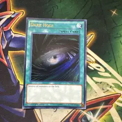 Yugioh! Dark Hole YS14-ENA10 Ultra Rare 1st Edition LP - Image 1