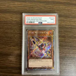 PSA 9 YuGiOh! Dark Magician Girl RA03-EN123 Platinum Secret Rare (Alternate Art) - Image 1