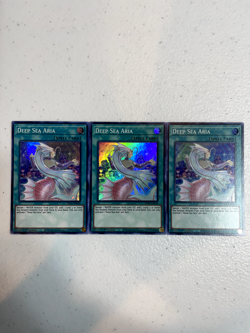 yugioh deep sea aria super rare 3x mp21-en076 playset MP21 - Image 1