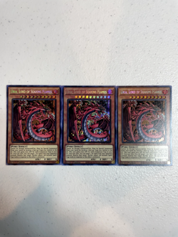 yugioh uria, lord of searing flames prismatic secret rare 3x mp21-en252 MP21 - Image 1