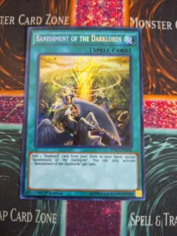 Yu-Gi-Oh! Banishment Of The Darklords DESO-EN034 Secret Rare 1st Edition NM - Image 1