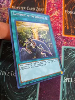 Yu-Gi-Oh! Banishment Of The Darklords DESO-EN034 Secret Rare 1st Edition NM - Image 2