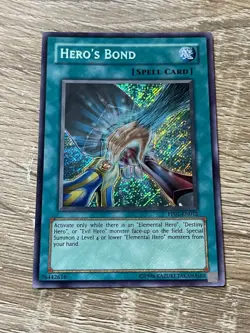 Hero's Bond PP02-EN012 Unlimited Secret Rare - Image 1