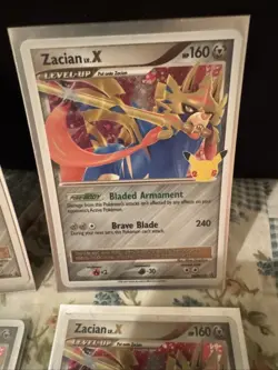 Pokemon TCG Celebrations Zacian LV X Promo Card Lot of 4 Pack Fresh - Image 2