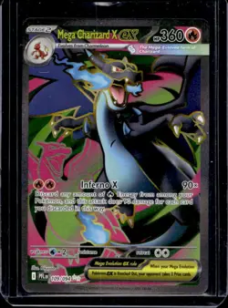 2025 Pokemon Phantasmal Flames Mega Charizard X ex Ultra Rare #109/094 - Image 1