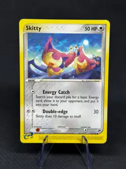 Skitty 79/100 2003 EX Sandstorm Pokemon TCG Nintendo e-Series Common MP W/ DMG - Image 1
