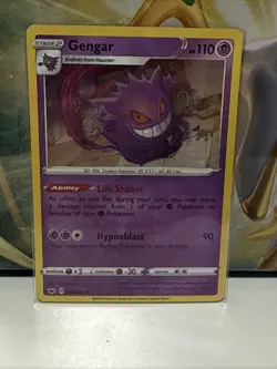 Gengar 085/202 Holo Rare Sword & Shield Pokemon Near Mint - Image 1