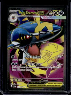 2025 Pokemon Phantasmal Flames Mega Sharpedo ex Ultra Rare #113/094 - Image 1