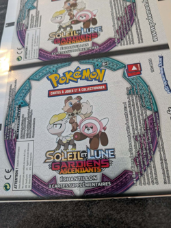 UNCUT Gardiens Ascendants French Booster Pack Wrapper Foil Sheet Pokemon - - Image 2