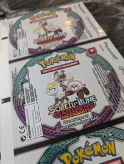 UNCUT Gardiens Ascendants French Booster Pack Wrapper Foil Sheet Pokemon - - Image 4