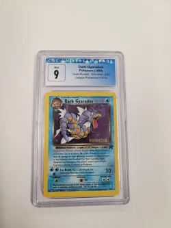 Dark Gyarados Pokemon CGC 9 Team Rocket Unlimited League Prerelease Promo 8/82 - Image 1
