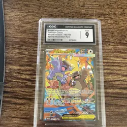 Mega Kangaskhan Ex Pokemon Mega Evolution 182/132 CGC 9 Mint - Image 1