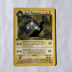 Dark Magneton 2000 Pokemon Team Rocket 1st Edition Rare #28/82 * Near Mint - Image 1