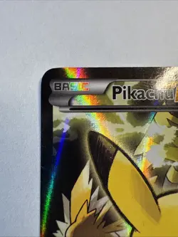 Pikachu EX XY124 Black Star Promo Card Lightly/Moderately Played - Image 2