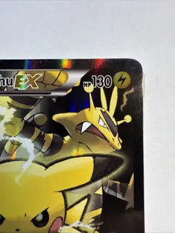 Pikachu EX XY124 Black Star Promo Card Lightly/Moderately Played - Image 3