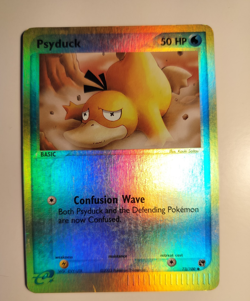 Psyduck 73/100 Reverse Holo Pokemon EX Sandstorm 2003 Vintage LP - Image 1