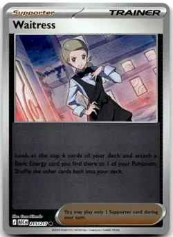 Waitress 215/217 Common Ascended Heroes Pokemon Reverse Holo Near Mint - Image 1