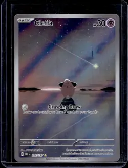 2023 Pokemon SV Obsidian Flames Cleffa Illustration Rare #202/197 - Image 1