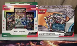 Pokemon First Partner Illustration Collection Series 1 & Mabosstiff ex Showcase - Image 1