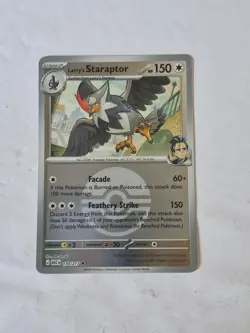 Larry's Staraptor (Poke Ball) 170/217 Ascended Heroes Pokemon Reverse Holo NM - Image 1
