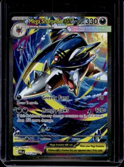 2025 Pokemon PFL Mega Sharpedo ex Special Illustration Rare #127/094 - Image 1