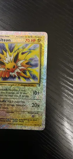 Pokemon Jolteon Reverse Holo Legendary Collection 14/110 - Image 2