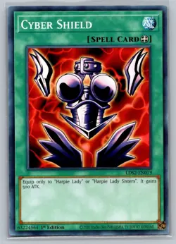 2020 Yu-Gi-OH! 1st Edition Cyber Shield LDS2-EN079 - Image 1