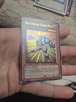Yugioh Neo-spacian Grand Mole Ultimate Rare 1st Edition Ston-en005 LP-MP - Image 1