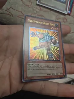 Yugioh Neo-spacian Grand Mole Ultimate Rare 1st Edition Ston-en005 LP-MP - Image 2