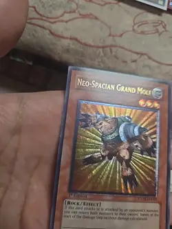 Yugioh Neo-spacian Grand Mole Ultimate Rare 1st Edition Ston-en005 LP-MP - Image 5