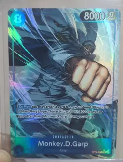 Monkey D Garp Super Rare Alt Art OP12-056 Bandai One Piece CCG - Image 1