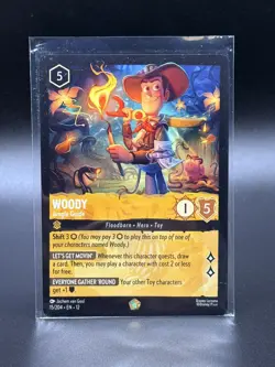 Disney Lorcana Wilds Unknown Woody Jungle Guide 15/204 Legendary None Foil - Image 1