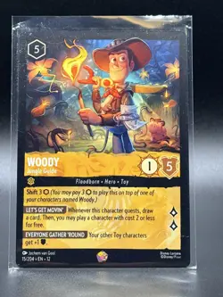 Disney Lorcana Wilds Unknown Woody Jungle Guide 15/204 Legendary None Foil - Image 3