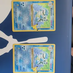 Pokemon TCG Blastoise Holo 25th Anniversary English Lot of 2 Cards - Image 1
